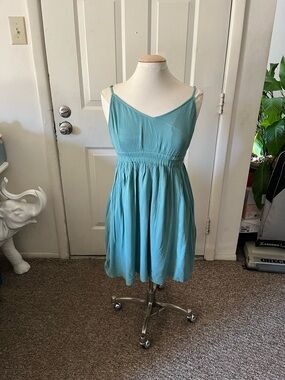 O'Neill Teal Spaghetti-Strap Sundress
